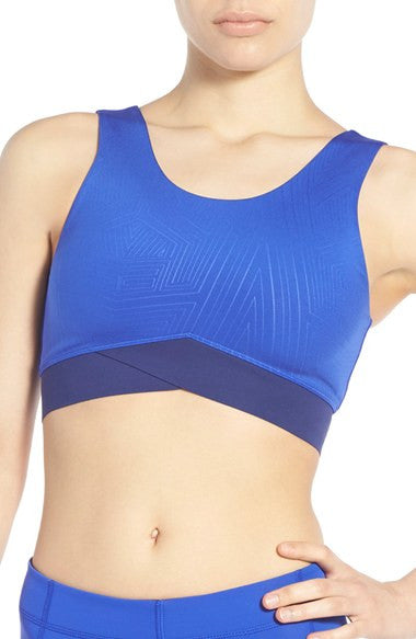 IVY PARK V-Hem Cross Back Bra Top
