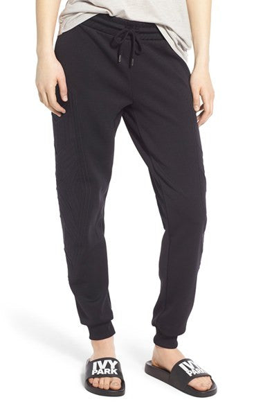 IVY PARK Embroidered Neoprene Jogger Pants
