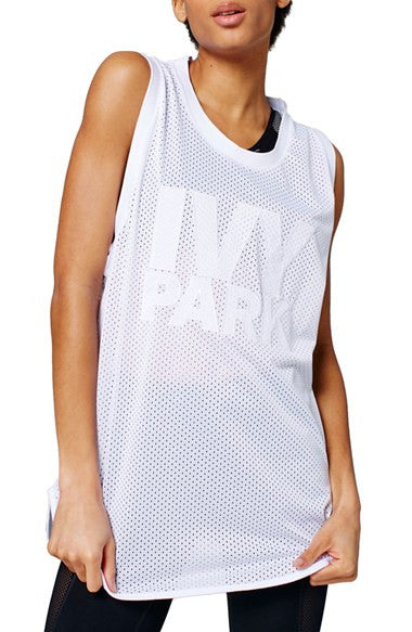 IVY PARK Logo Mesh Longline Tank