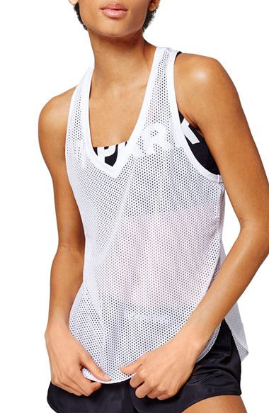 IVY PARK V-Neck Mesh Tank