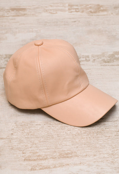 Alabama Shakes Pleather Hat - Nude